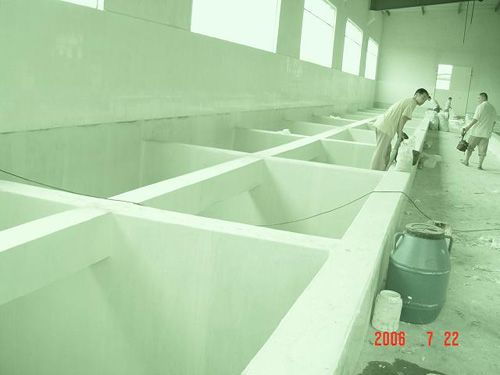 環(huán)氧樹脂3布 玻璃纖維布 4涂一次貼成玻璃鋼面層