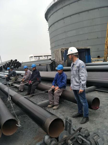 第六分公司圣瀚項目埋地管道防腐工程施工進展順利(圖)