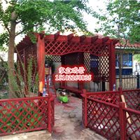 工程案例 防腐木制品 天津市北辰區(qū)家宜瑞景園林設(shè)施制造廠